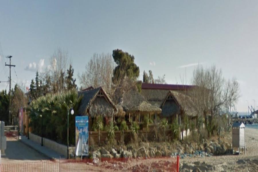 Beach bar in N. Moudania, Halkidiki